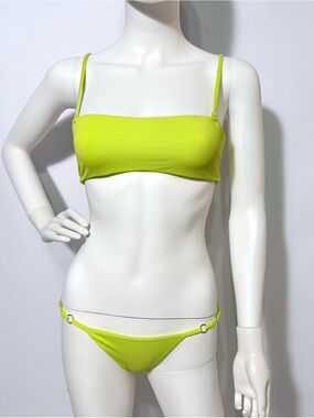 Beach Bunny Swimwear- Neon green bikini set. Top is Size M and Bottom Size S